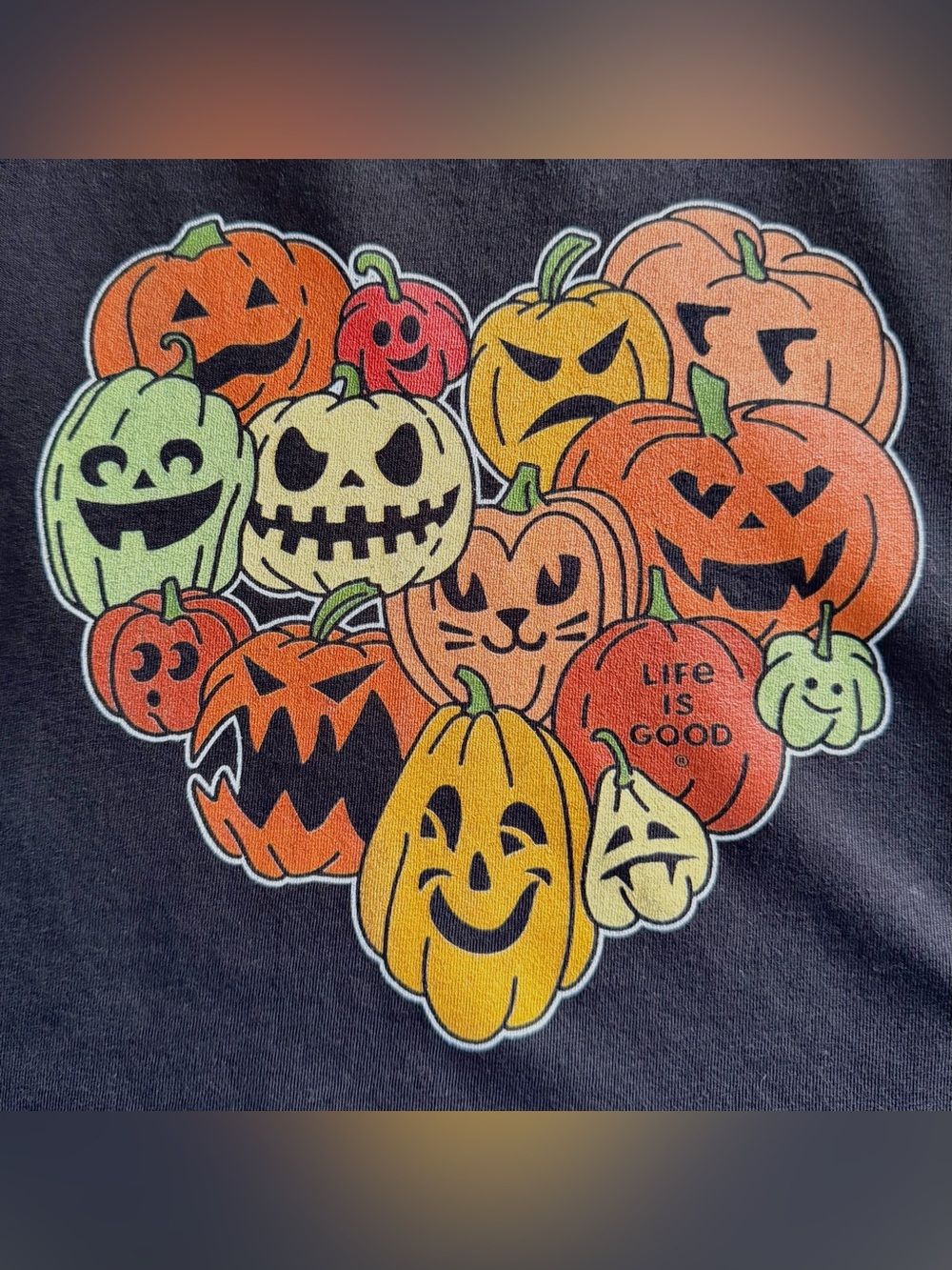 Life Is Good Love Jack-O-Lantern Tee - Picture 3 of 9